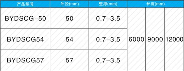 南平钳压式声测管产品规格尺寸